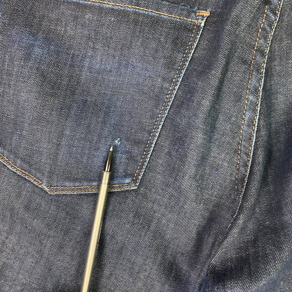 Mott & Bow Mosco Straight Jeans Men's 36 x 30 Measures 38 x 29 Stretch Blue and - Picture 8 of 16